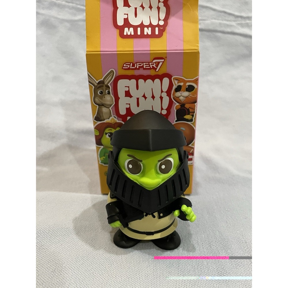 NEW Super7 Fun! Fun! Mini Shrek Blind Box 2.5" Figure - Shrek Black Armor (1/48)